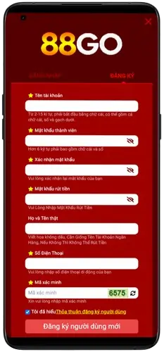 Bảo mật tài khoản đăng ký tại 88GO – Cam kết an toàn tuyệt đối